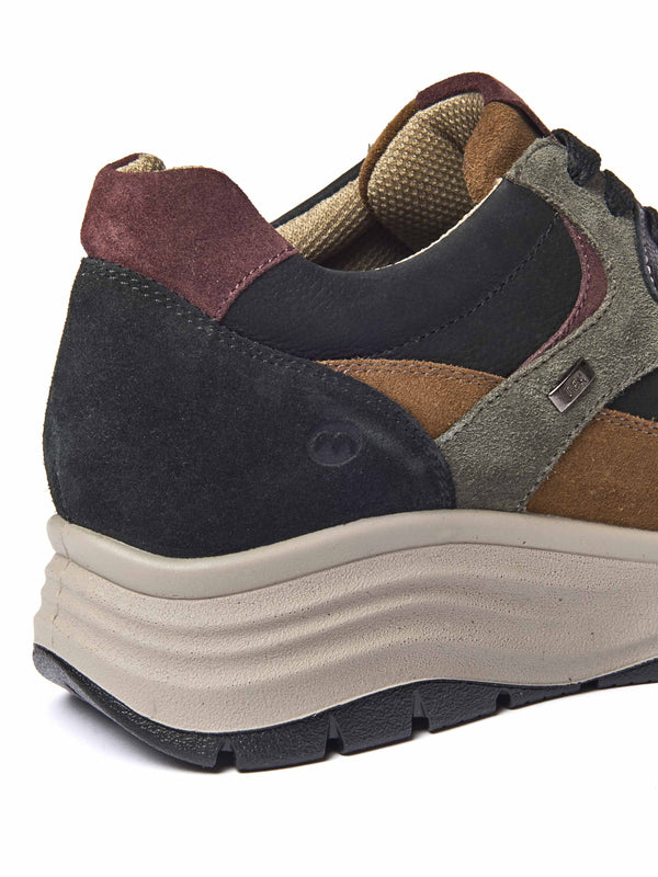 Black water-resistant trainers - EVELLE BLACK SUEDE/NUBUCK