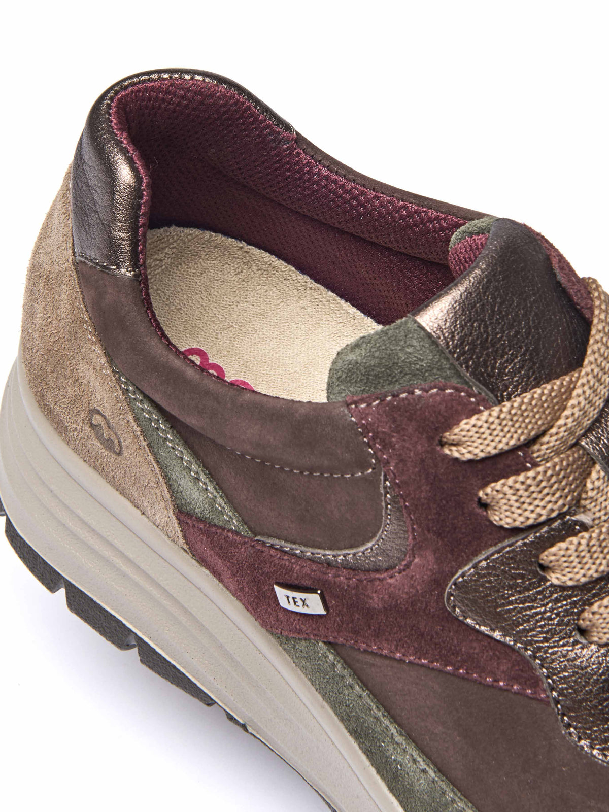 Brown water-resistant trainers - EVELLE BROWN SUEDE/NUBUCK