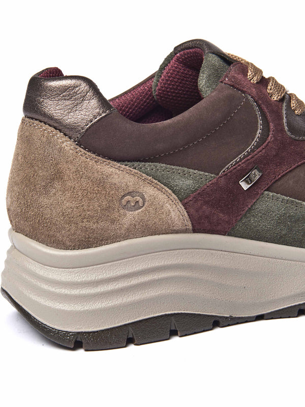 Brown water-resistant trainers - EVELLE BROWN SUEDE/NUBUCK