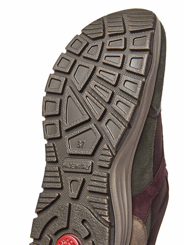Brown water-resistant trainers - EVELLE BROWN SUEDE/NUBUCK