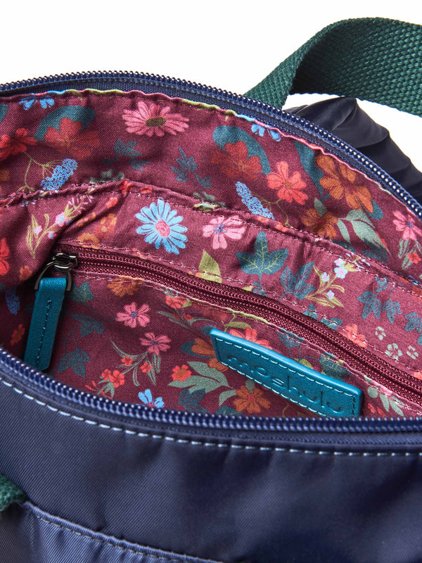 Blue Multicompartment, everyday rucksack. - LAPAICH DEEP HARBOUR BLUE/INDIGO