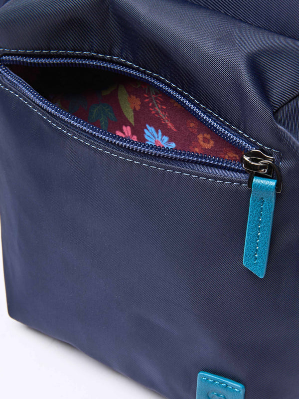 Blue Multicompartment, everyday rucksack. - LAPAICH DEEP HARBOUR BLUE/INDIGO