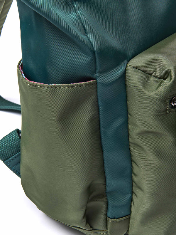 Green Multicompartment, everyday rucksack. - LAPAICH PINE GREEN/OLIVE
