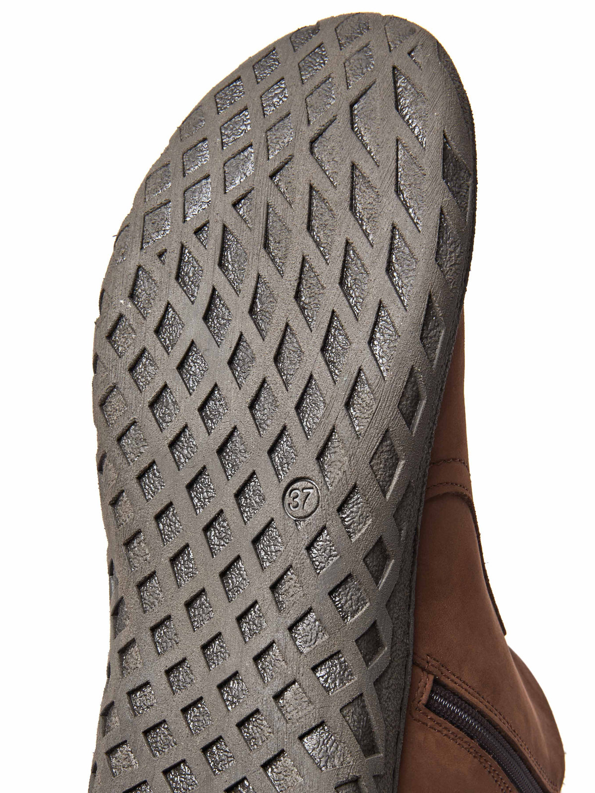 Brown dual-zip faux fur lined nubuck ankle boot - COHEN PECAN NUBUCK
