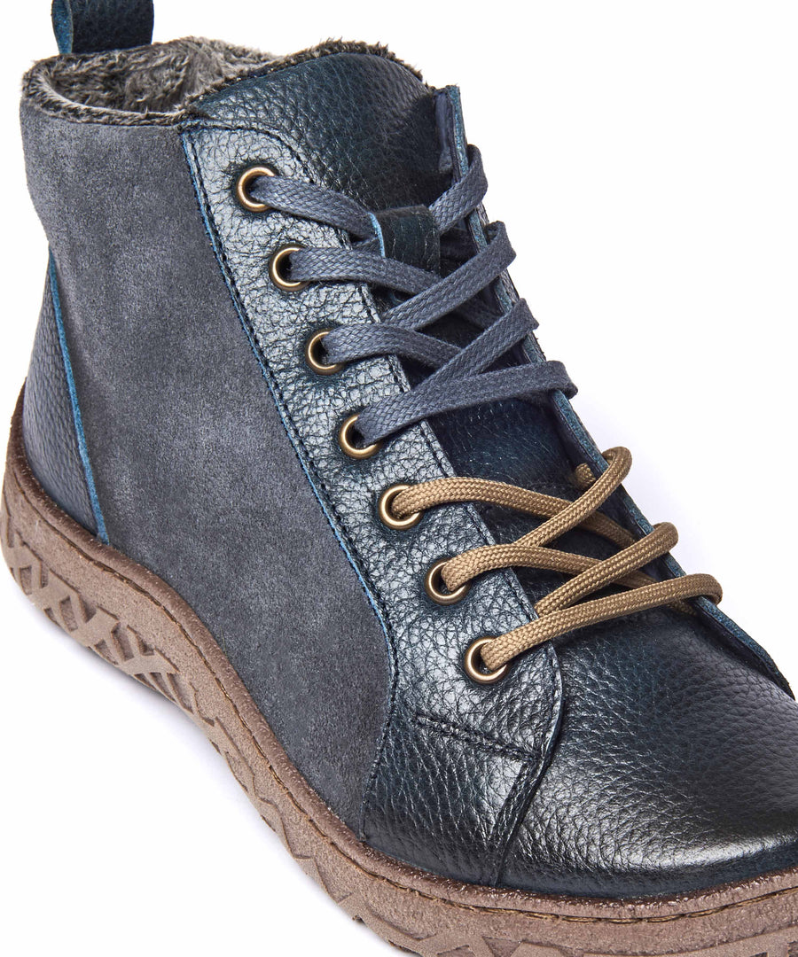 RADCLIFFE INDIGO LEATHER/SUEDE