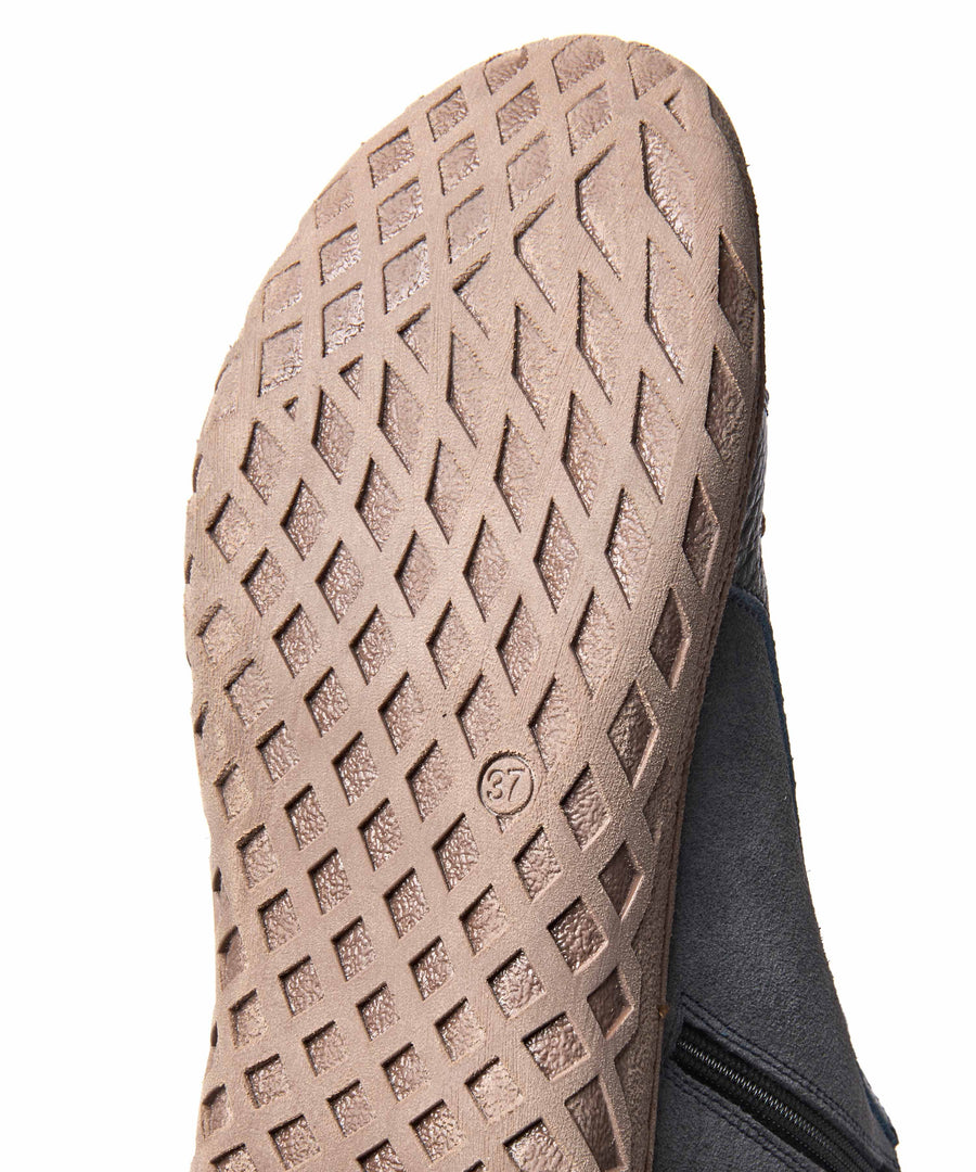 RADCLIFFE INDIGO LEATHER/SUEDE