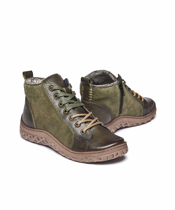 RADCLIFFE OLIVE GREEN LEATHER/SUEDE