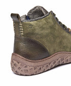 RADCLIFFE OLIVE GREEN LEATHER/SUEDE