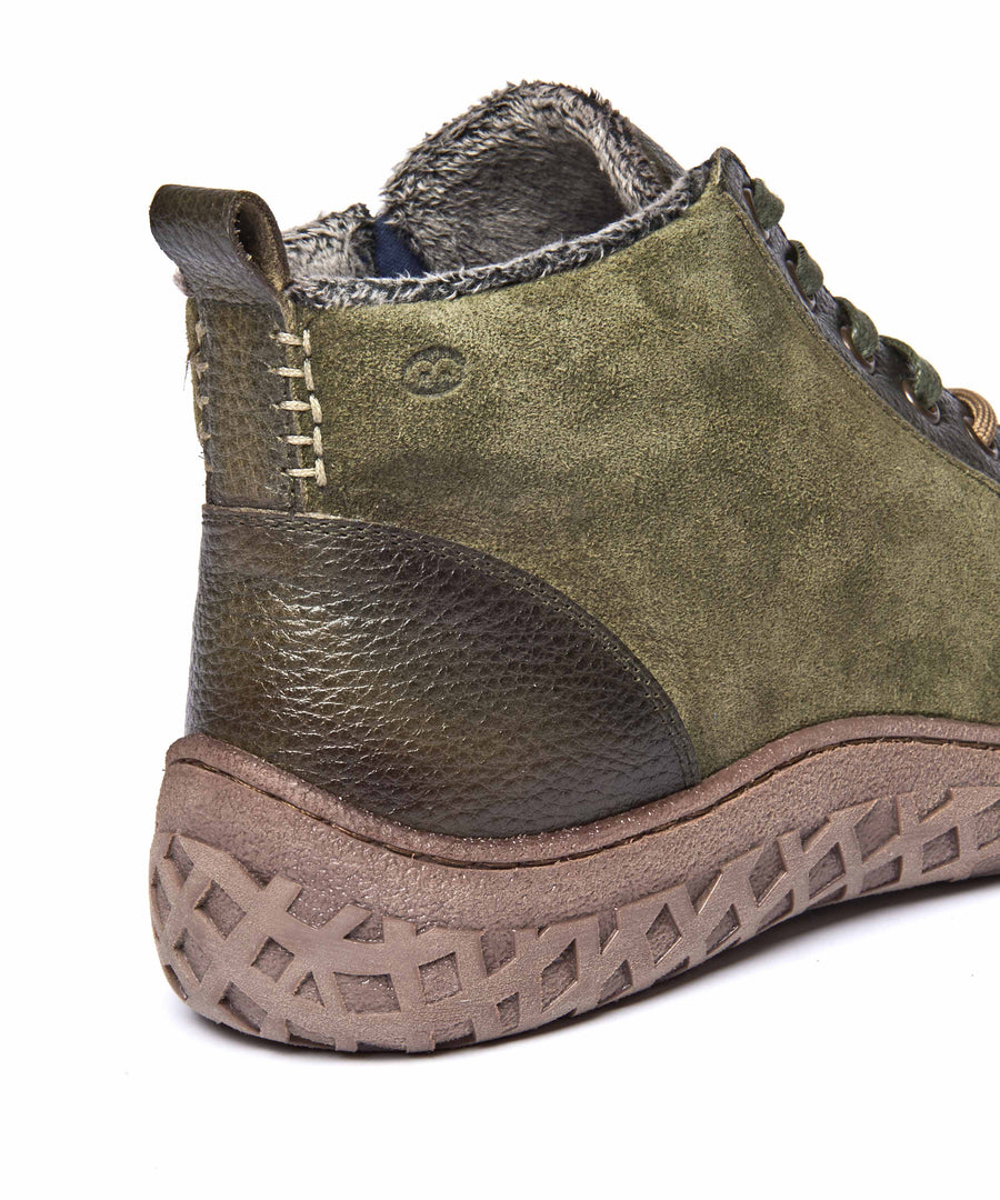 RADCLIFFE OLIVE GREEN LEATHER/SUEDE
