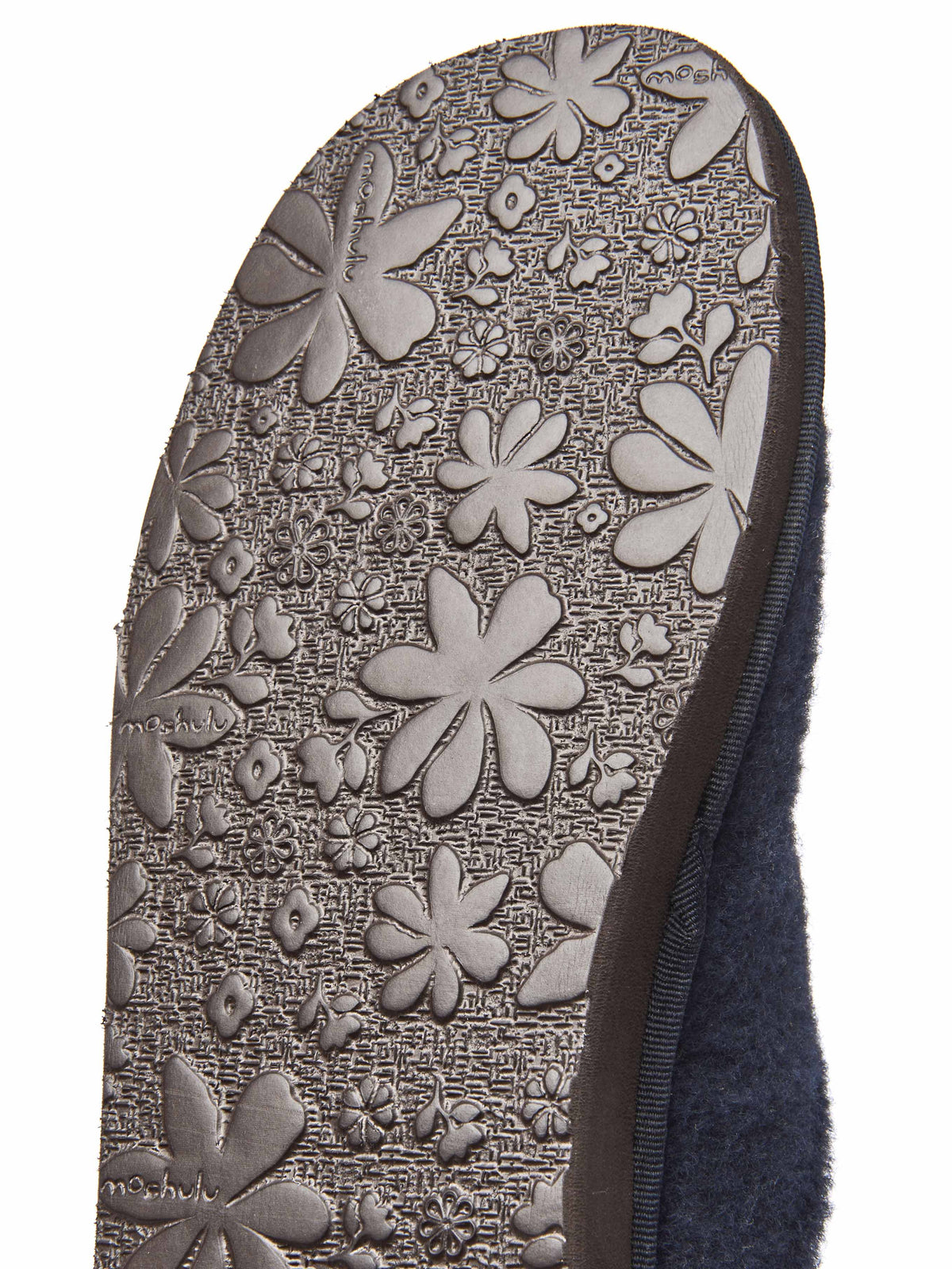 Blue embroidered mule slippers - WINTERCRESS INDIGO