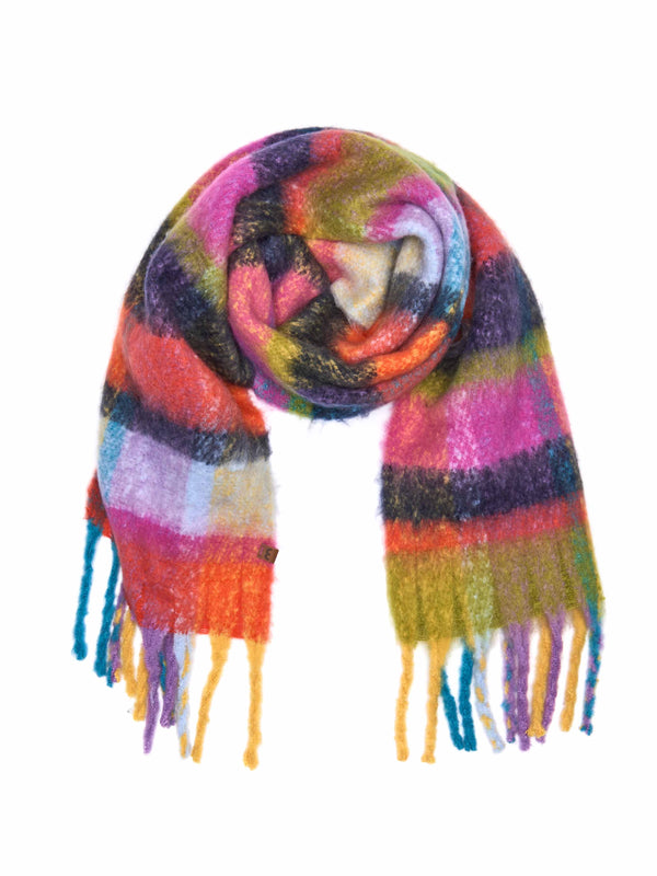 Blue - GOSHAWK SCARF INDIGO MULTI