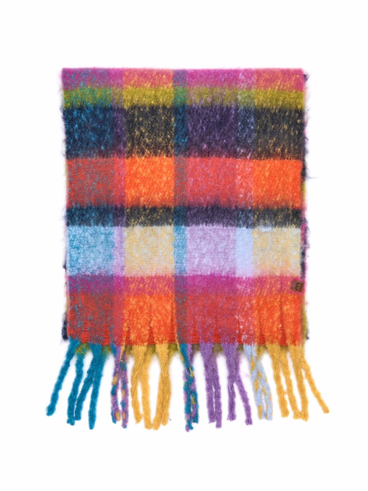 Blue - GOSHAWK SCARF INDIGO MULTI