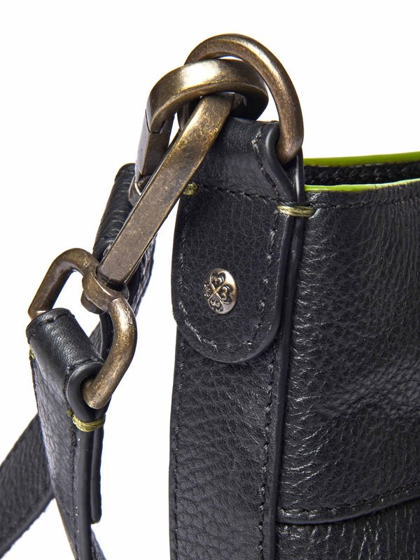 Black leather bucket bag - BELOWDA 2 BLACK LEATHER