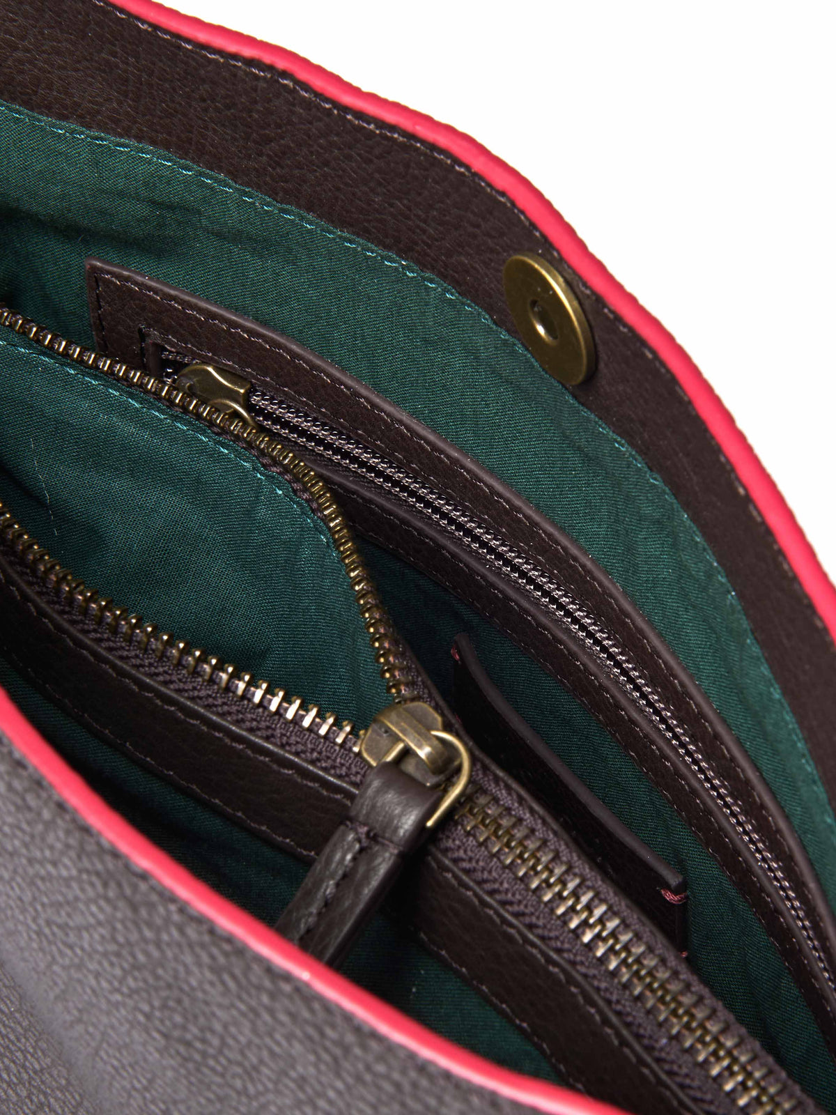 Brown leather bucket bag - BELOWDA 2 BROWN LEATHER