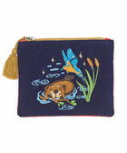 DEVON WILDLIFE TRUST POUCH INDIGO BEAVER