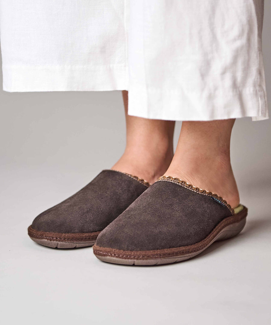 TULSI BROWN SUEDE