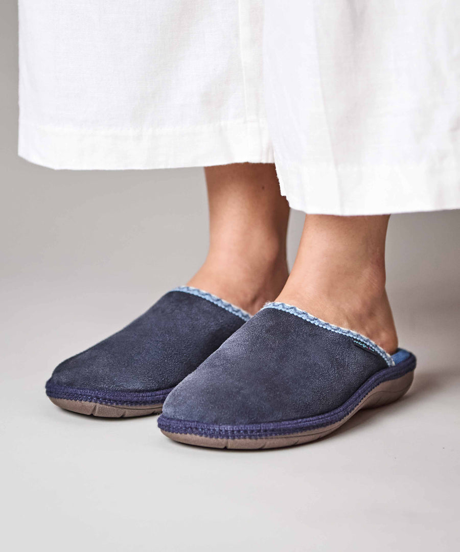 TULSI INDIGO SUEDE