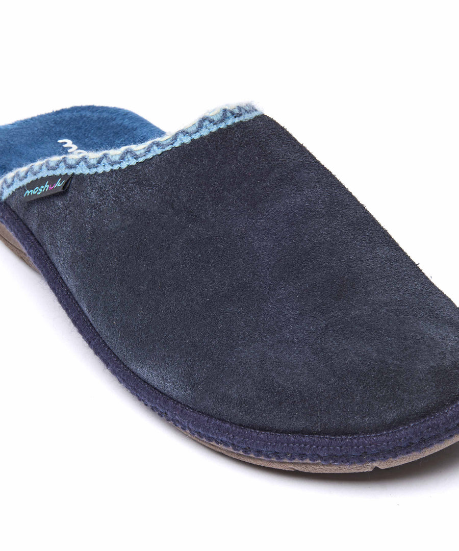 TULSI INDIGO SUEDE