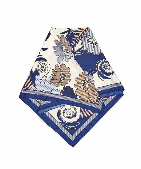 BRANT SCARF INDIGO FLORAL