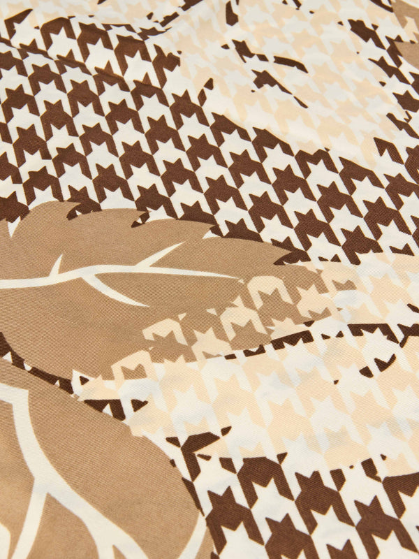 Brown BRANT SCARF - BRANT SCARF PECAN CHECK