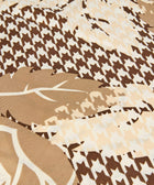 BRANT SCARF PECAN CHECK