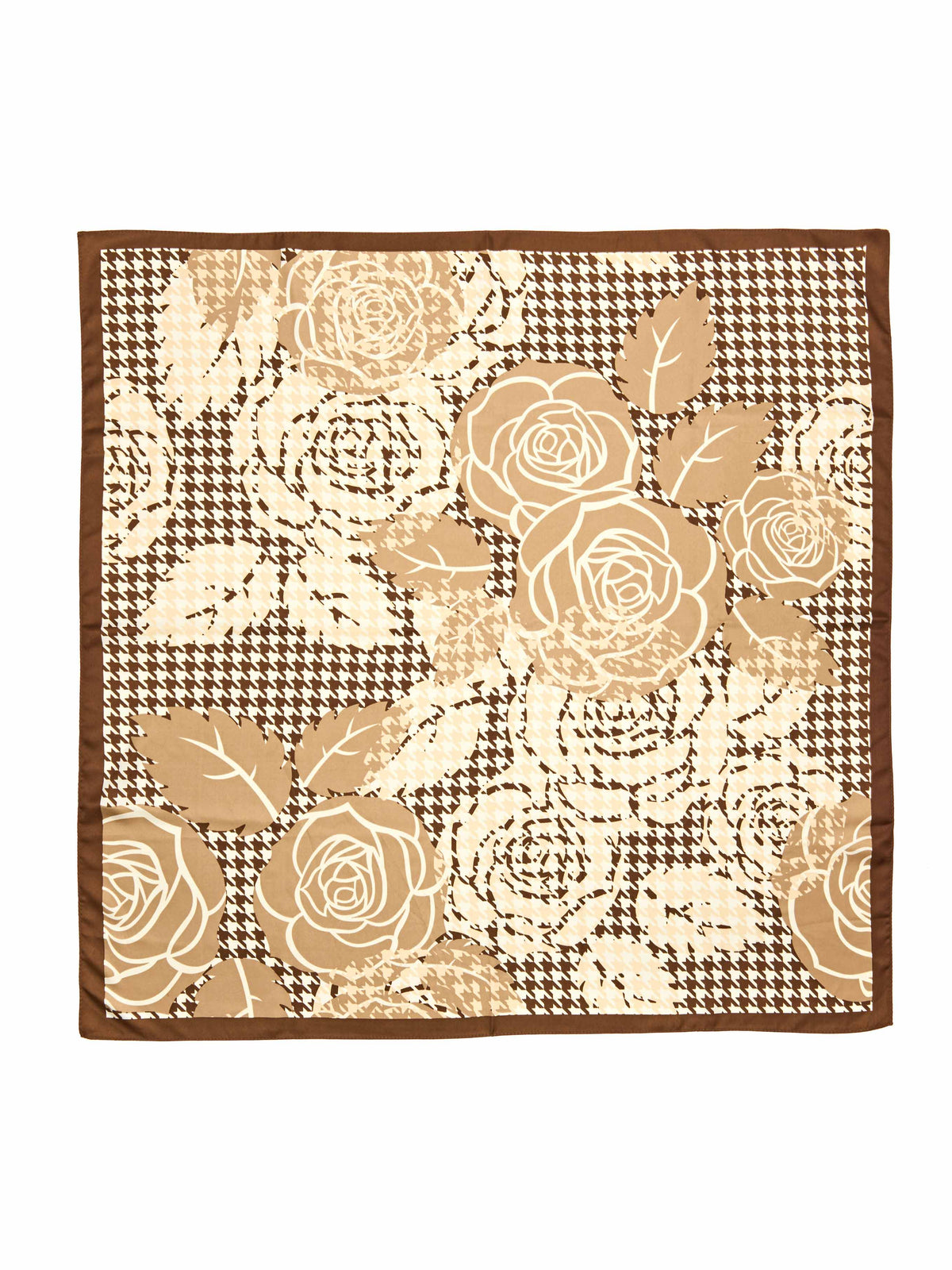 Brown BRANT SCARF - BRANT SCARF PECAN CHECK
