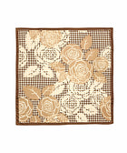 BRANT SCARF PECAN CHECK