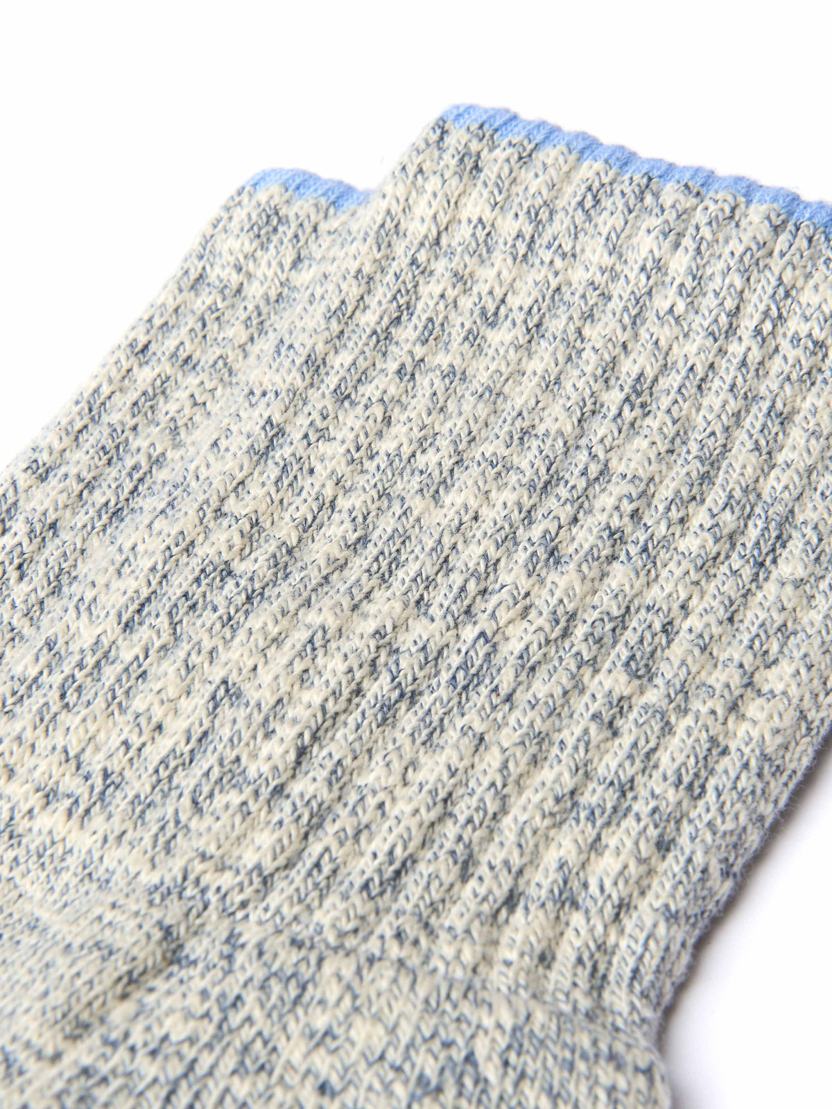 Grey / Neutral thick ribbed socks - JANE DEEP HARBOUR BLUE