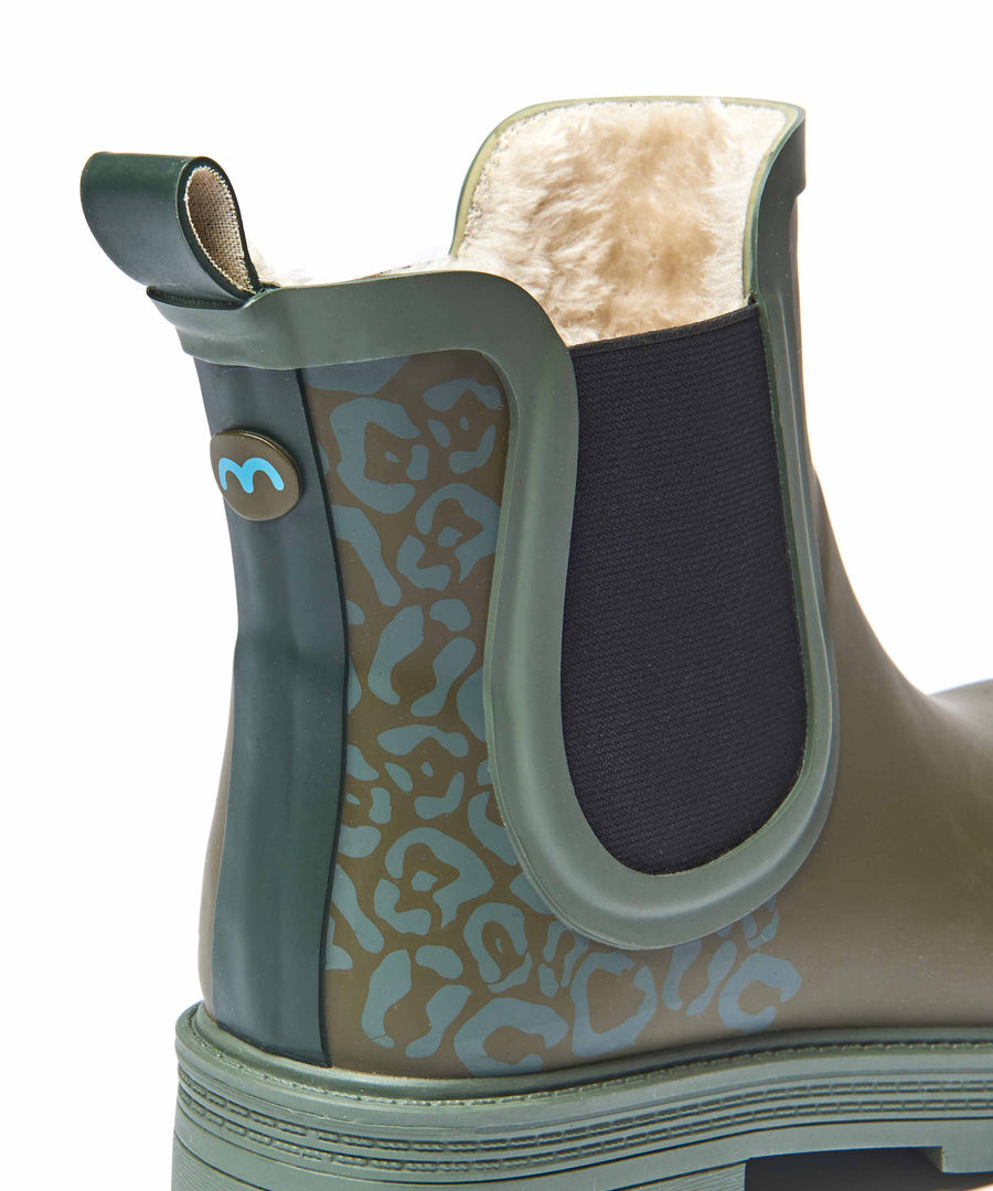 TIDE OLIVE GREEN LEOPARD