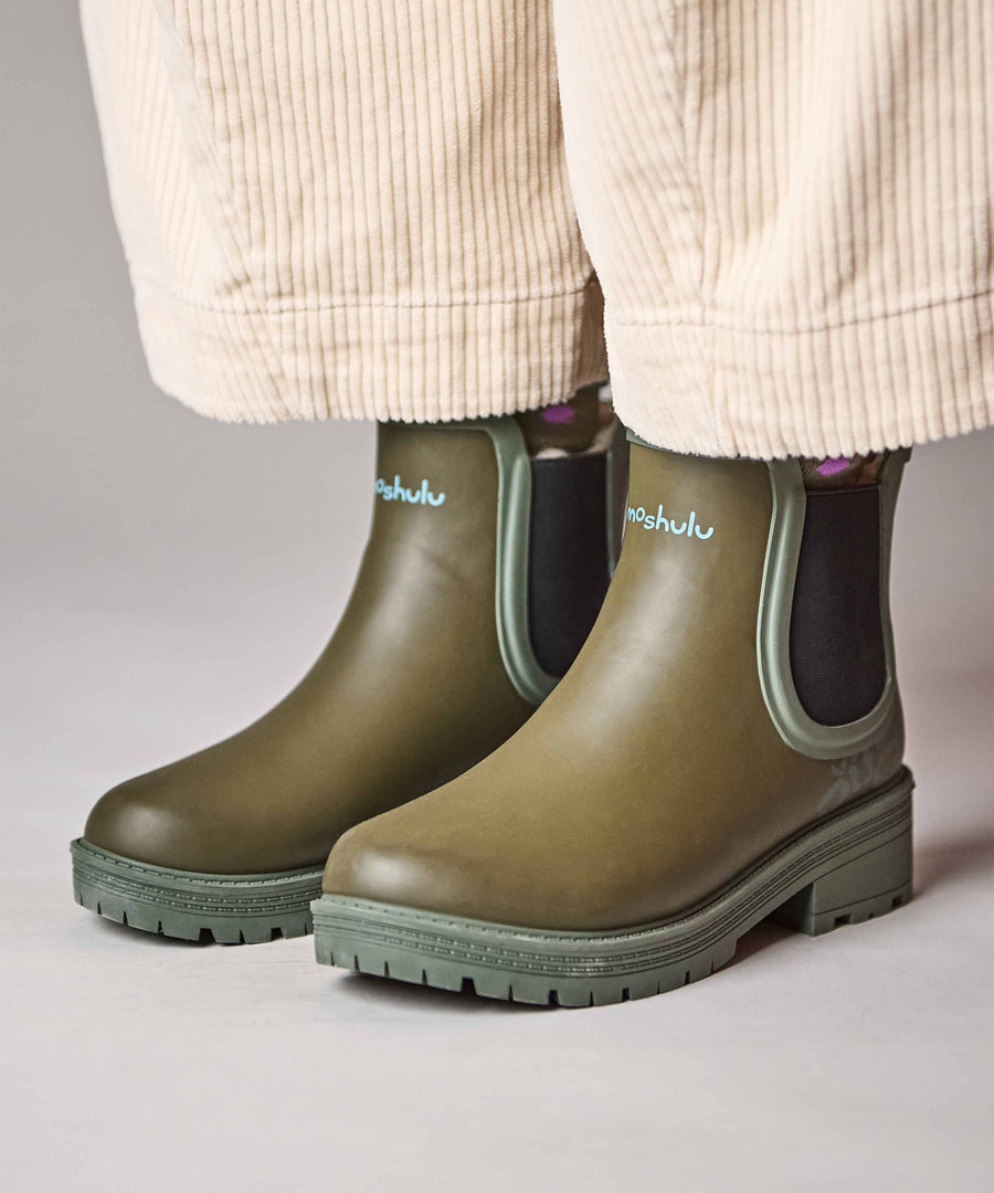 TIDE OLIVE GREEN LEOPARD