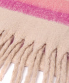HORNBILL SCARF FUCHSIA PINK STRIPE