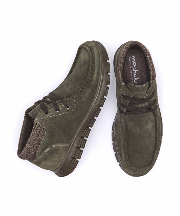 LIPSCOMBE OLIVE GREEN SUEDE