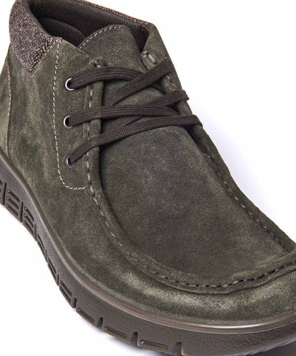 LIPSCOMBE OLIVE GREEN SUEDE