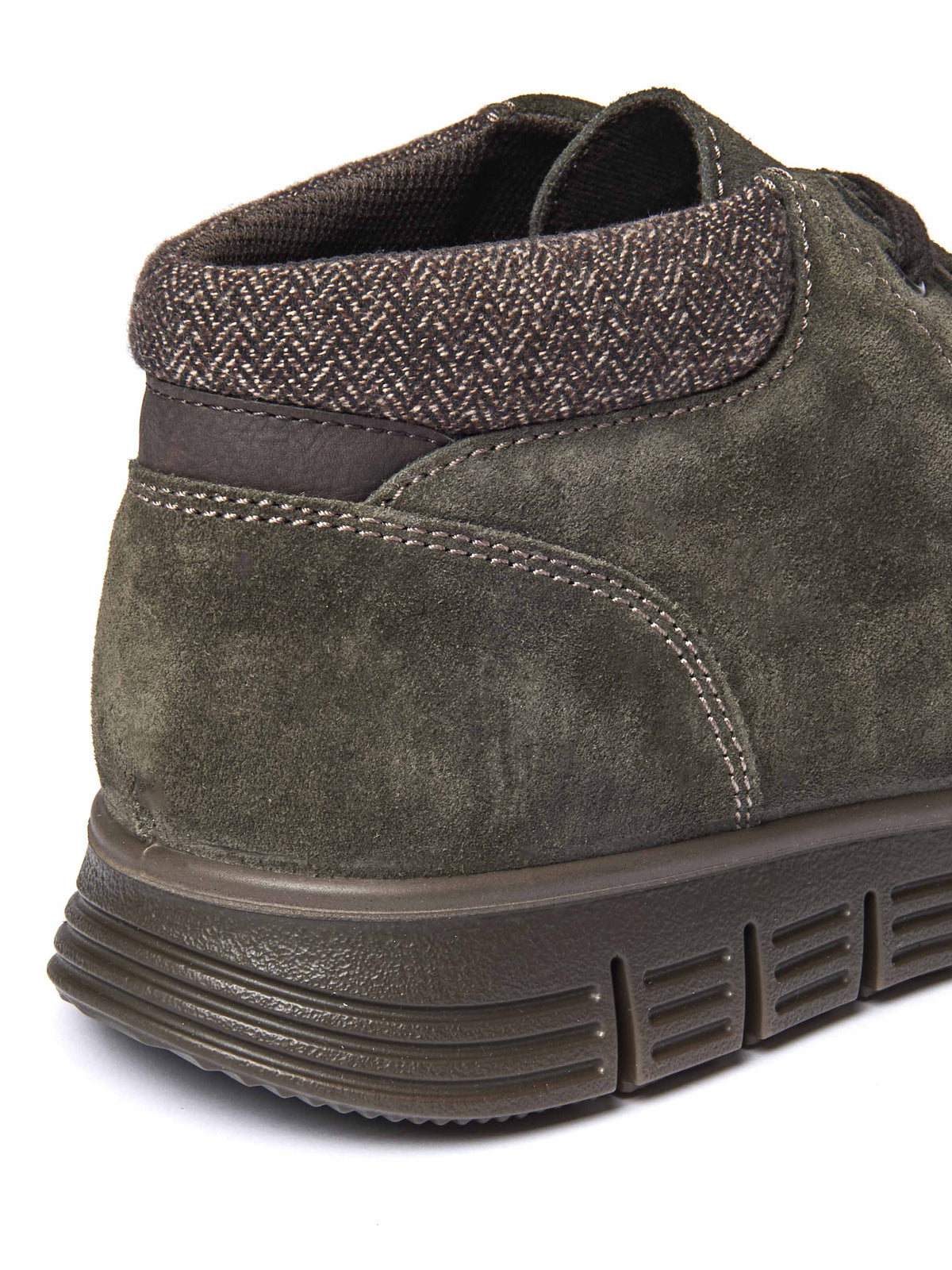 Green chukka-style ankle boots - LIPSCOMBE OLIVE GREEN SUEDE