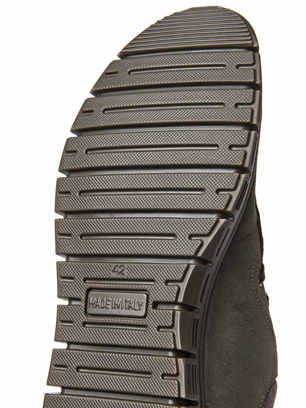 Green chukka-style ankle boots - LIPSCOMBE OLIVE GREEN SUEDE