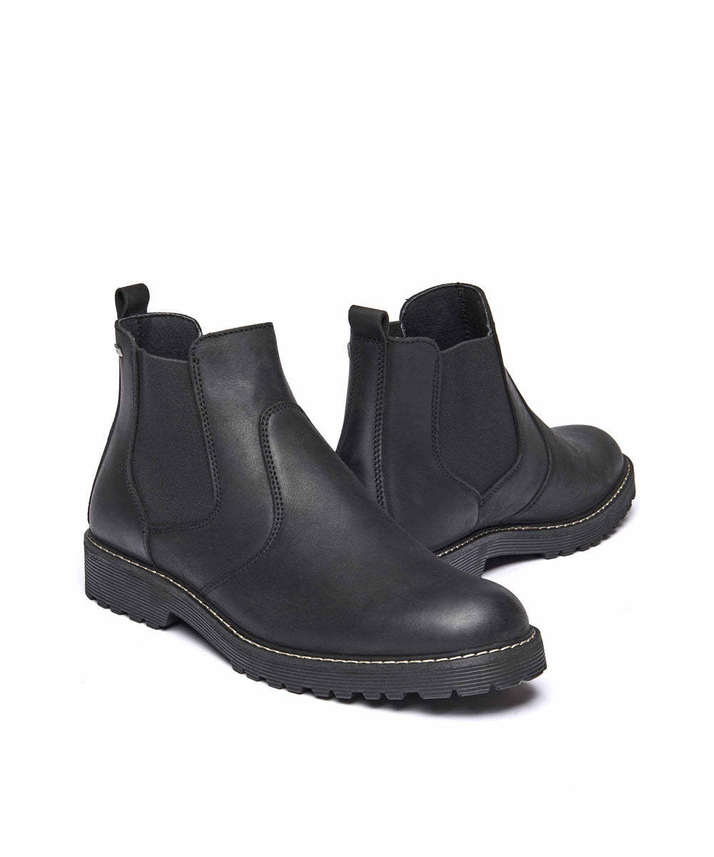LERRYN BLACK LEATHER