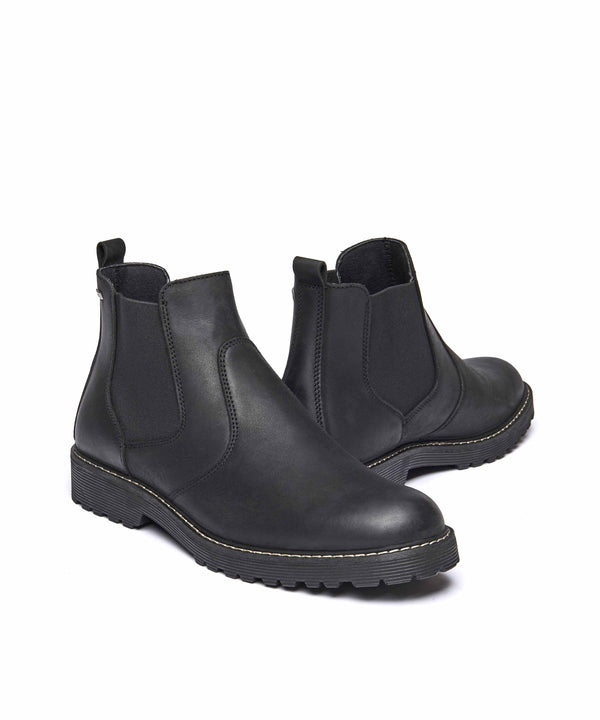LERRYN BLACK LEATHER
