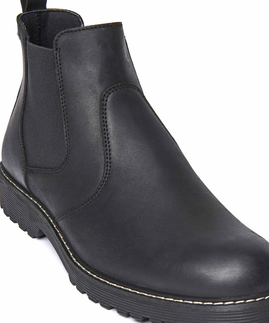 LERRYN BLACK LEATHER