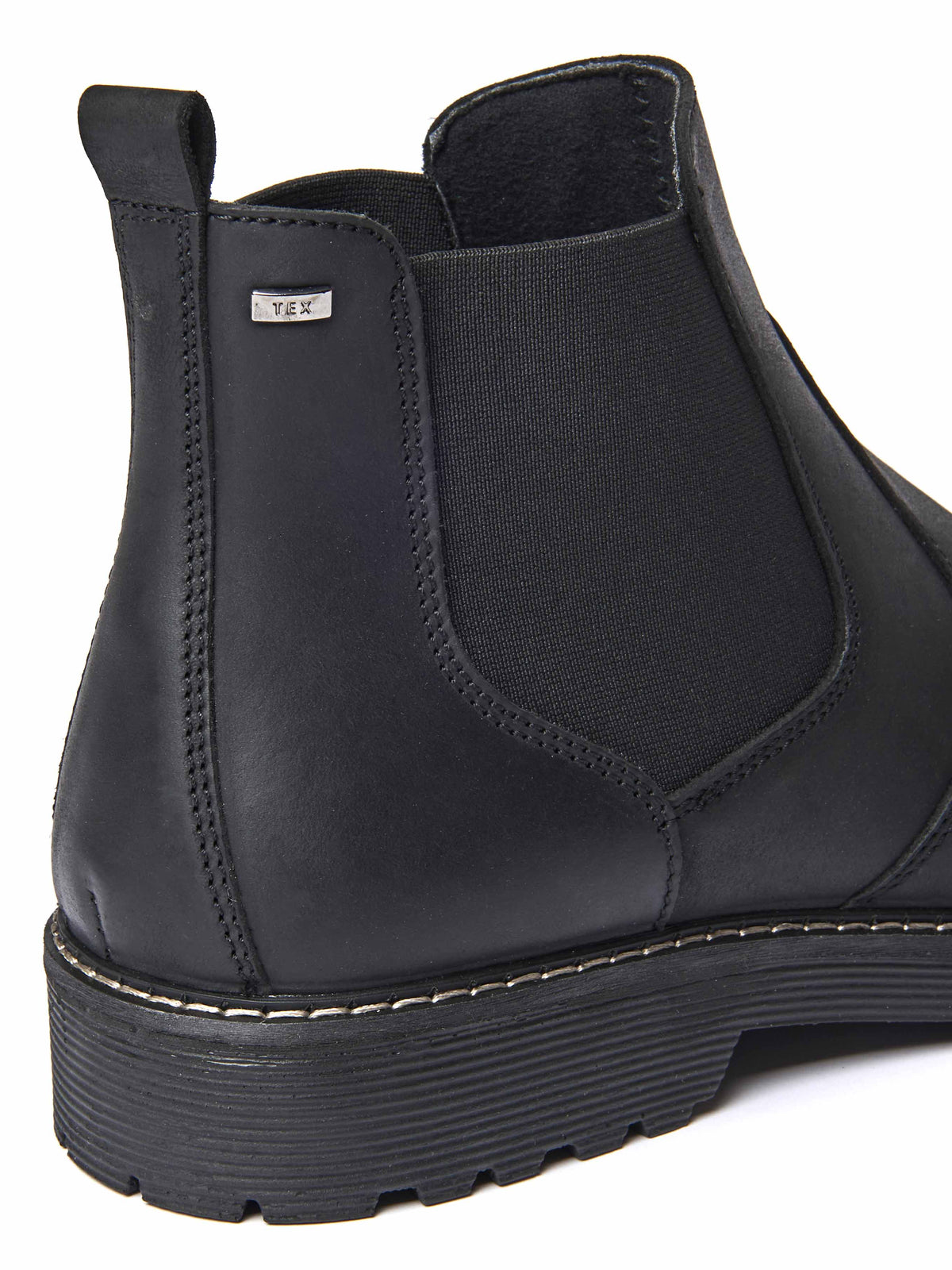 Black men's chelsea boots - LERRYN BLACK LEATHER