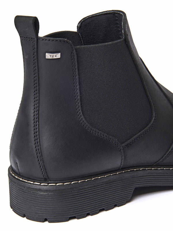 Black men's chelsea boots - LERRYN BLACK LEATHER