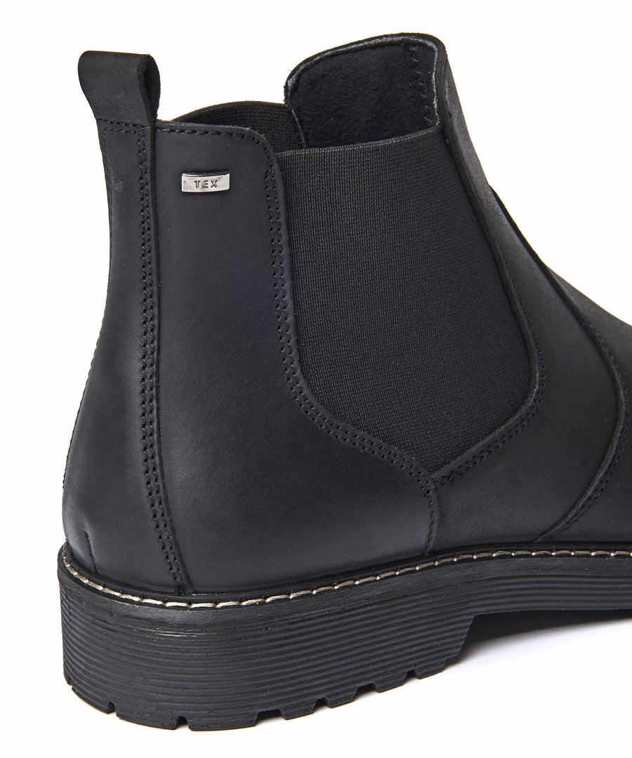 LERRYN BLACK LEATHER