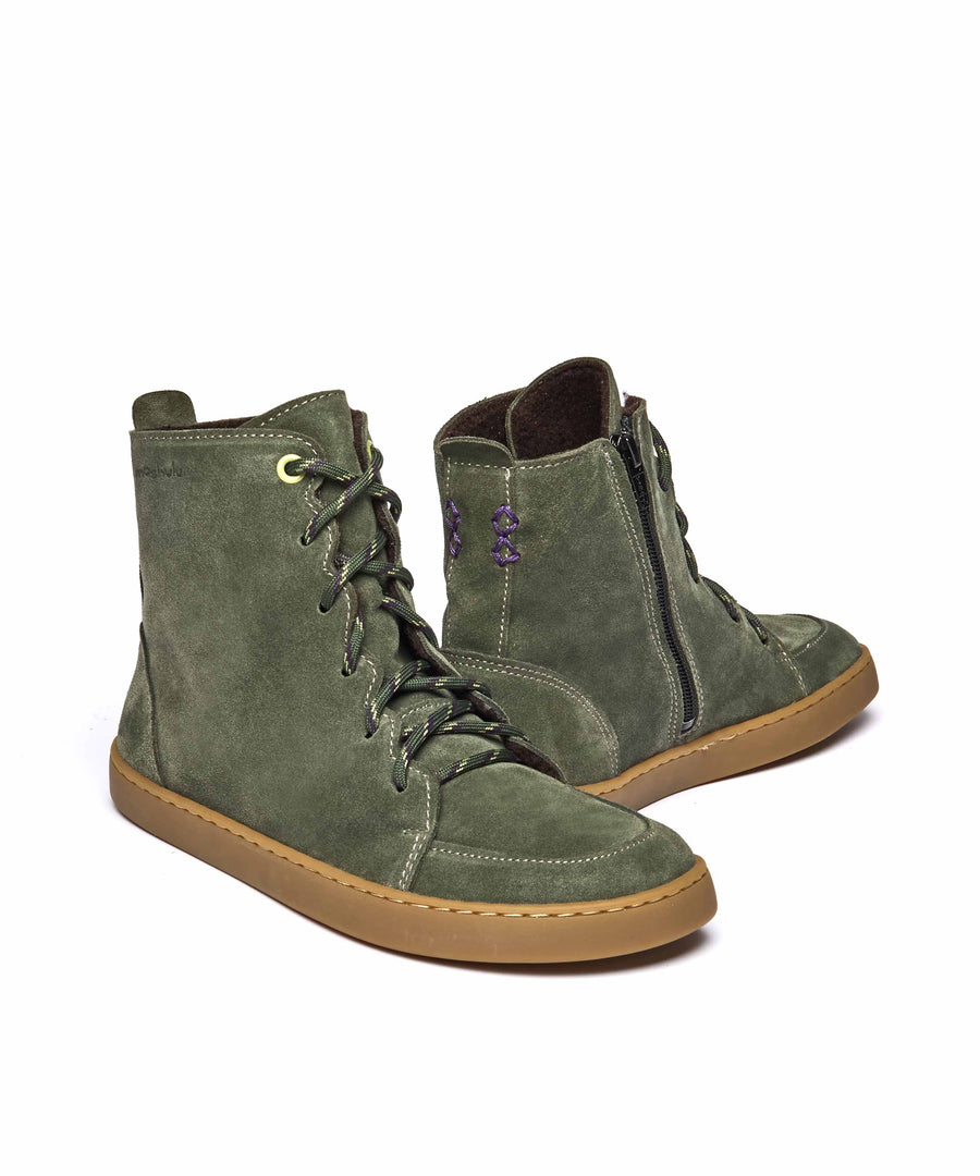 COOMB OLIVE GREEN SUEDE