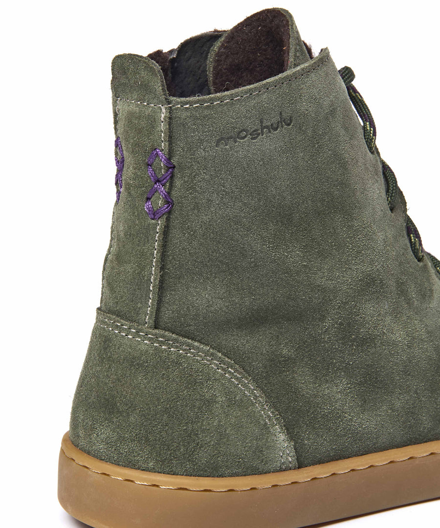 COOMB OLIVE GREEN SUEDE