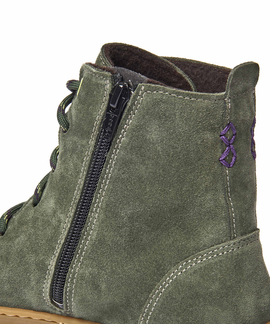 COOMB OLIVE GREEN SUEDE