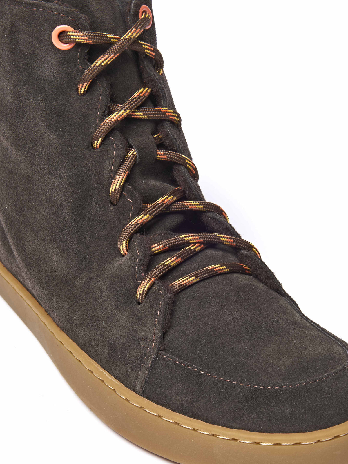 Brown flexible warmlined barefoot boots - COOMB BROWN SUEDE