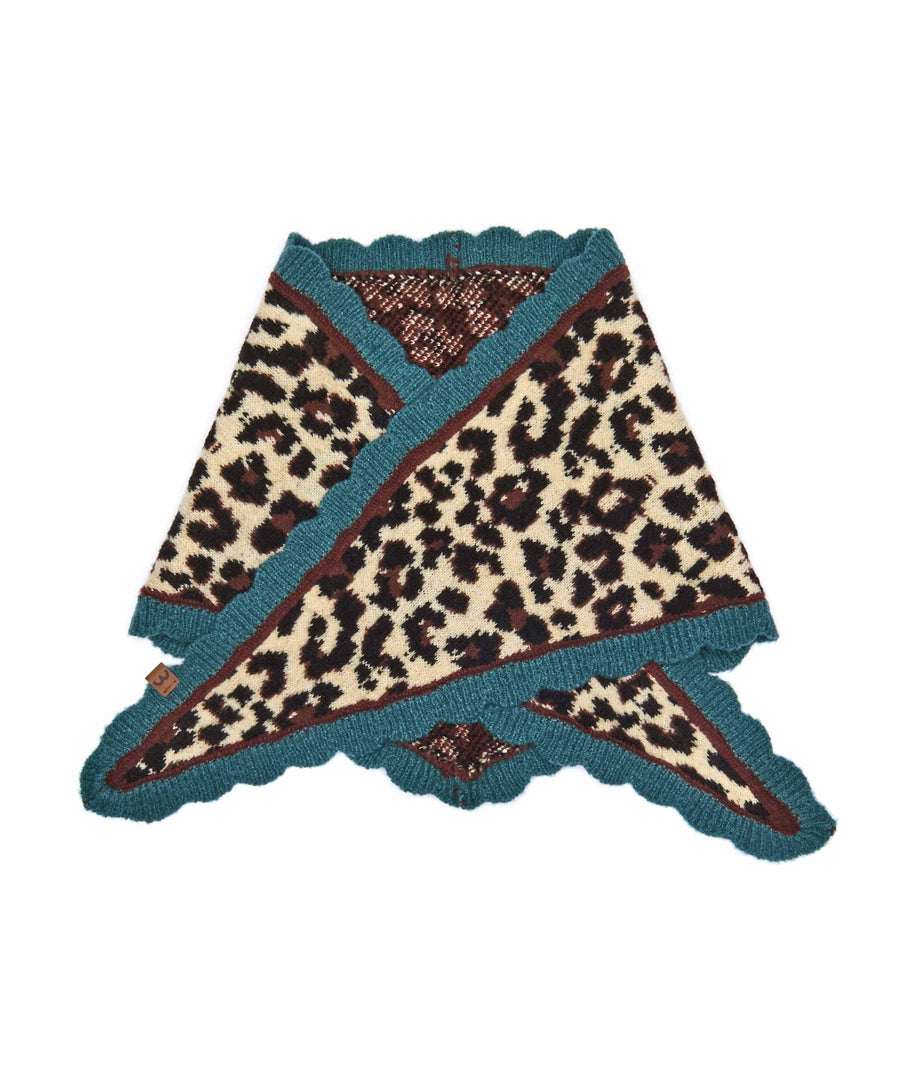 SERIN SCARF LEOPARD PRINT