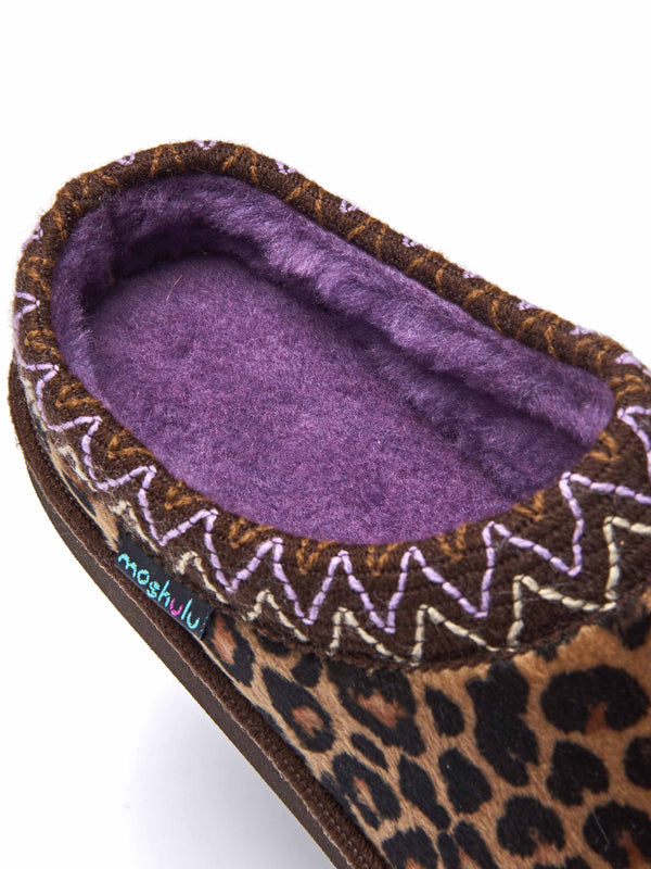 Animal print playful lightweight slippers - FAIRBANKS LEOPARD PRINT