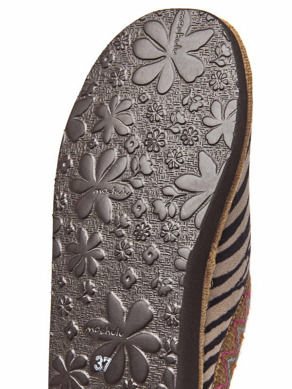 Animal print playful lightweight slippers - FAIRBANKS ZEBRA PRINT