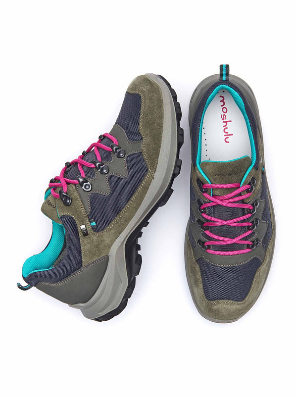 Green Water-resistant trainers - ANSTEY MOORLAND MULTI