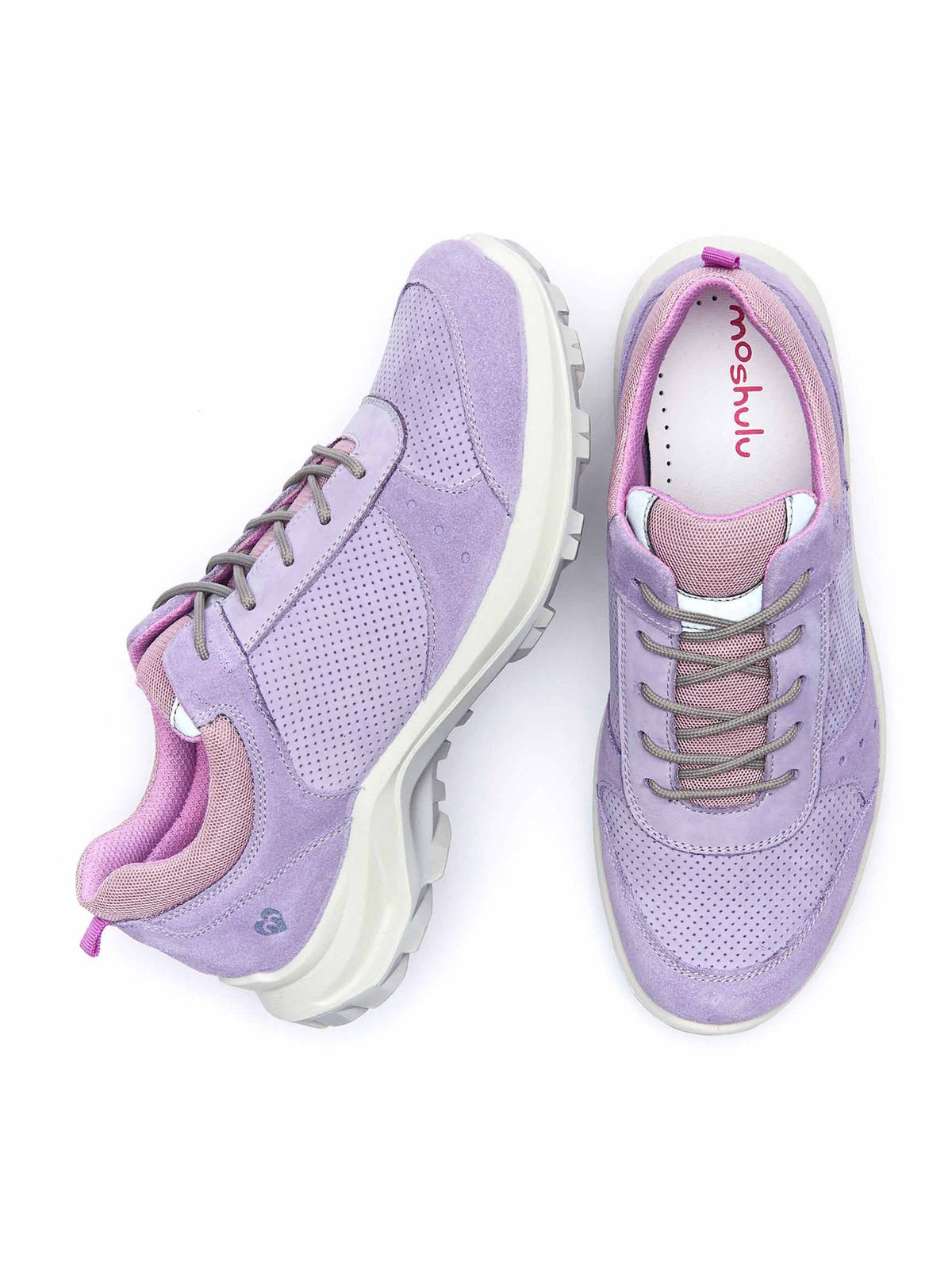 Purple Lace-up trainers - SHALDON LILAC HAZE